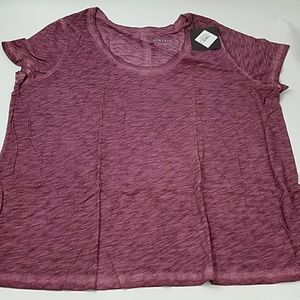 AVA VIV Women's 3X Purple T Shirt M22